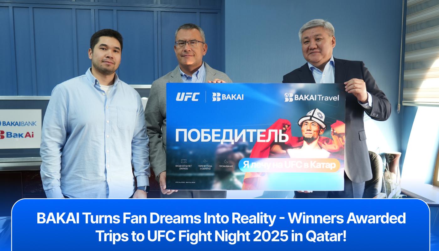 BAKAI Turns Fan Dreams Into Reality - Winners Awarded Trips to UFC Fight Night 2025 in Qatar!