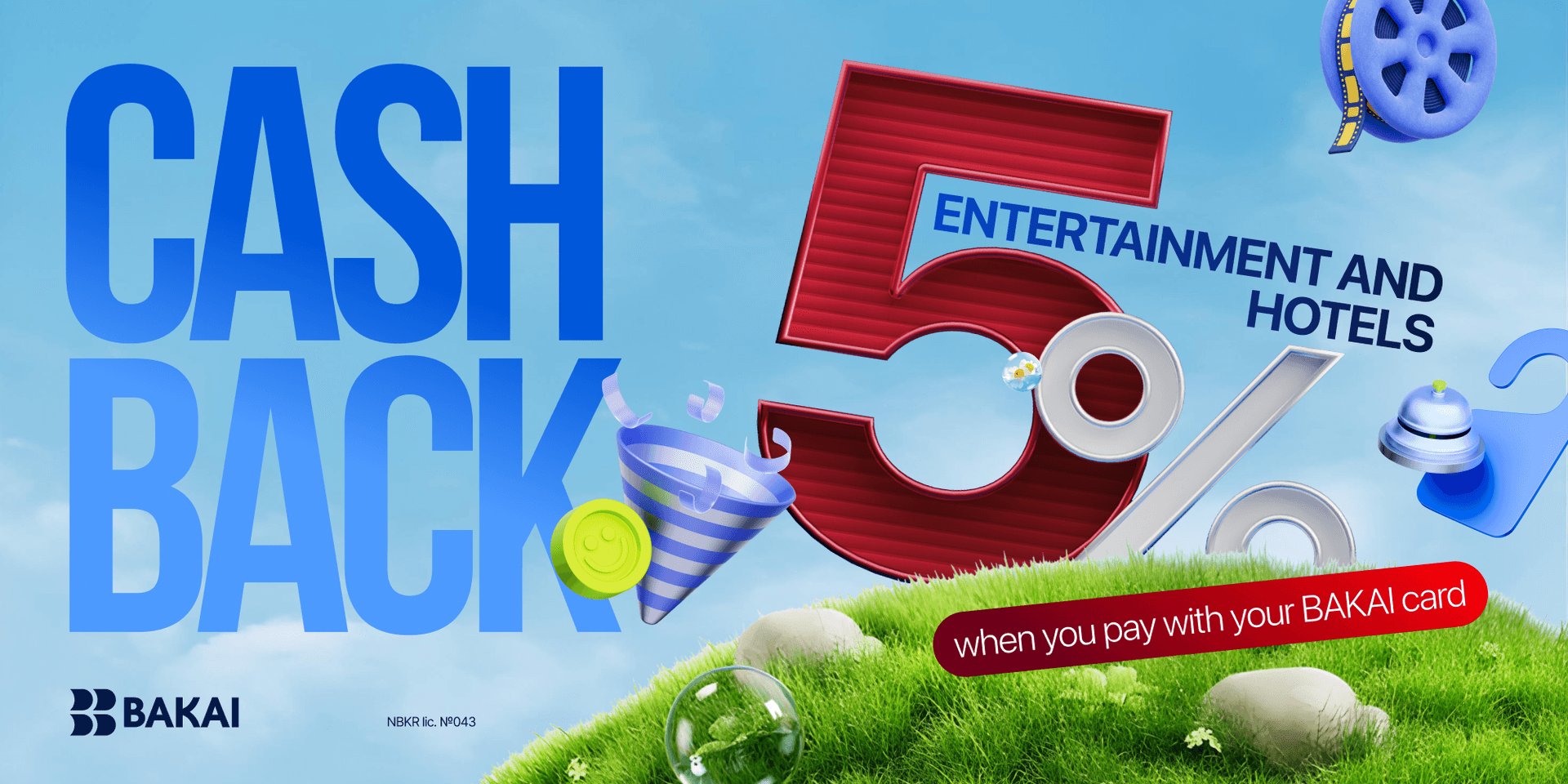 BAKAI Launches 5% May Cashback: Save on Leisure and Hotels