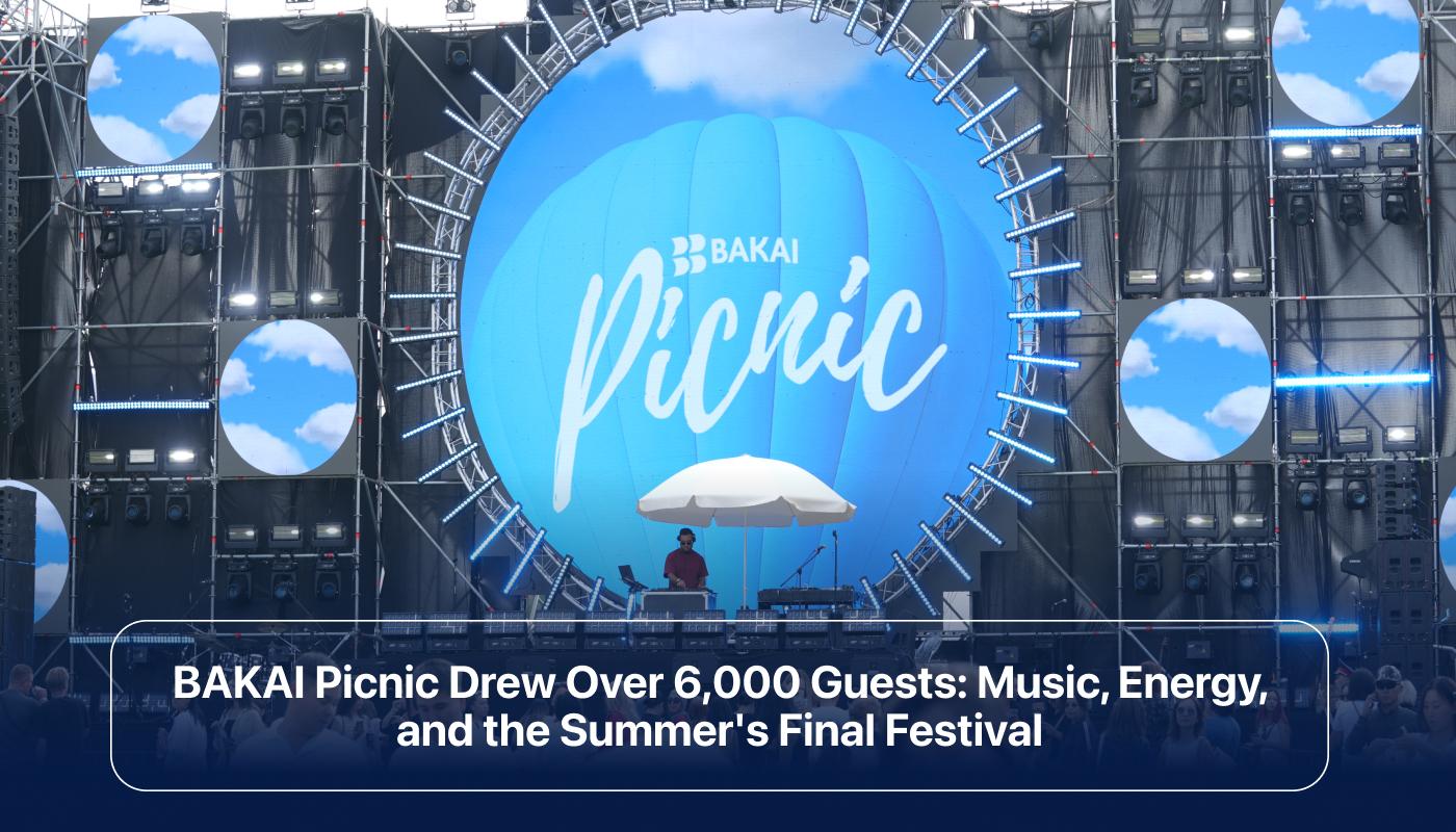 BAKAI Picnic Drew Over 6,000 Guests: Music, Energy, and the Summer's Final Festival