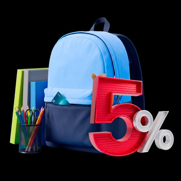 Мектепке даярдыкты пайдалуу кылыңыз - 5% кешбэк алыңыз! Мектепке даярдыкты пайдалуу кылыңыз - 5% кешбэк алыңыз!