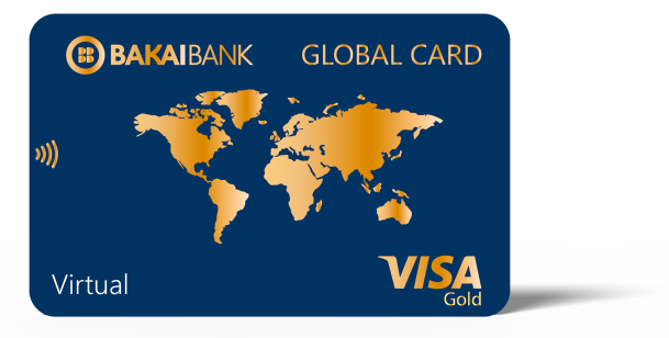Bakai Bank © Карты | Visa Gold virtual card