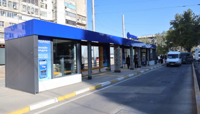 "Bakai Bank" has supported the construction of a modern bus stop complex in Bishkek